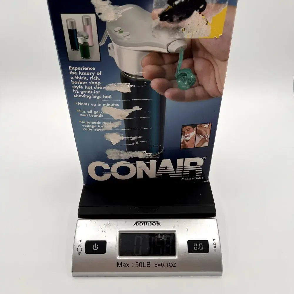 CONAIR Vtg Compact Hot Gel Cap Shaving System HGM15 with Original Box